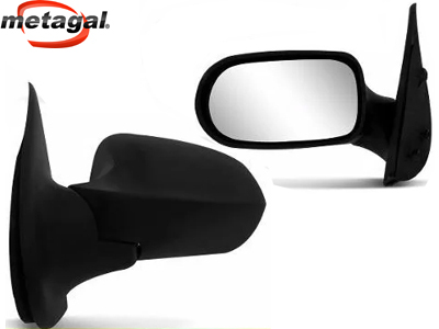Retrovisor ext palio 01 03 4p le fixo preto