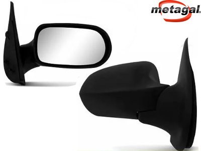 Retrovisor ext palio 01 03 4p ld fixo preto
