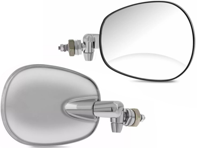 Retrovisor ext fusca brasilia tl ld aco inox raquete