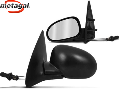 Retrovisor Ext Gol 95/99 2P LE c/c (Preto)