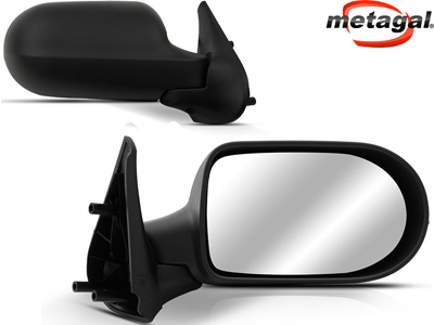 Retrovisor ext uno 11 14 2p ld fixo preto