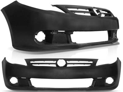 Parachoque dianteiro gol 08 12 preto liso autimex