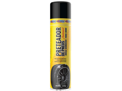 Spray Preteador de Pneus (400 Ml - 340 Gramas)