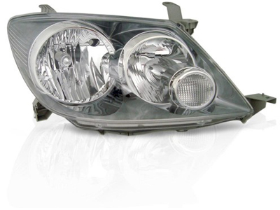 Farol hilux sw4 05 08 ld mascara cinza