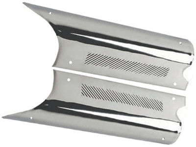 Protecao interna pe coluna fusca inox cromado jogo