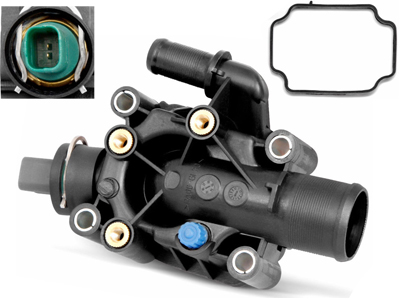 Carcaca termostatica peugeot 206 207 208 307 hoggar e c3