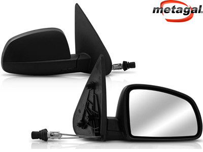 Retrovisor Ext Celta 07/ e Prisma /12 LD c/c (Preto)