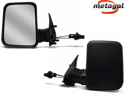 Retrovisor Ext Fiorino 97/10 LE c/c (Preto)