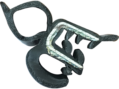 Borracha tampa traseira onix cruze cobalt