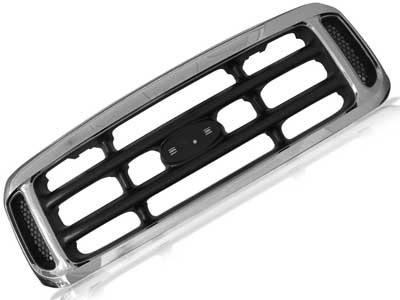 Grade f 250 99 05 cromada cinza