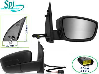 Retrovisor ext gol 08 12 4p ld c c eletrico preto s seta 42d2e204 f5e7 4379 9b74 9c7ac1439e78