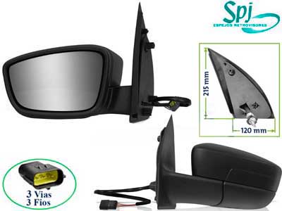 Retrovisor ext gol 08 12 4p le c c eletrico preto s seta 585e2f07 3e6d 41a3 af3a 55be90461691