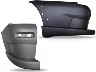 Ponteira parachoque strada 08 13 te cinza