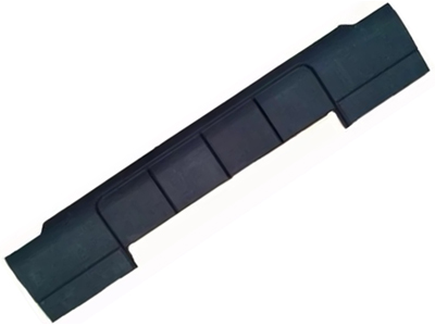 Parachoque Traseiro Strada 08/13 Central (Cinza Texturizado)