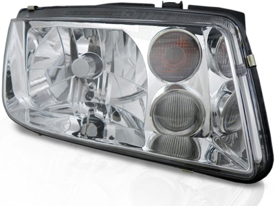 Farol bora 99 07 ld mascara cromada c auxiliar