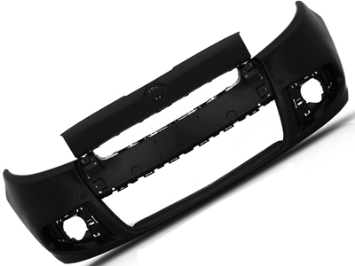 Parachoque dianteiro sandero 12 14 preto liso