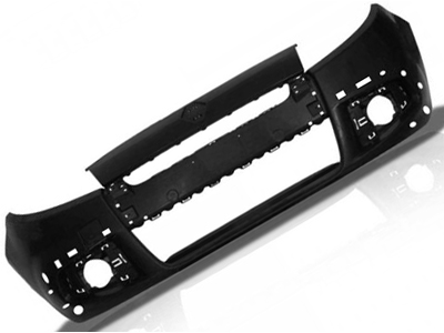 Parachoque dianteiro sandero stepway 12 14 preto liso
