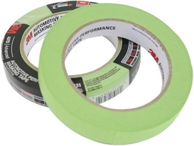 Fita crepe 3m alta performance verde 18mm 32 metros