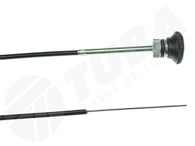 Cabo Afog Fusca 1200/1300/1500 C/Botão