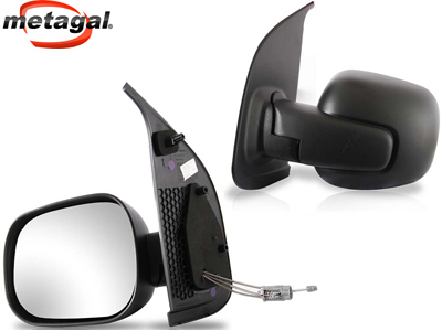 Retrovisor ext fiorino 14 le c c preto