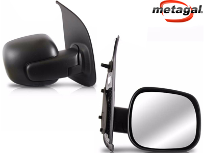 Retrovisor ext fiorino 14 ld fixo preto