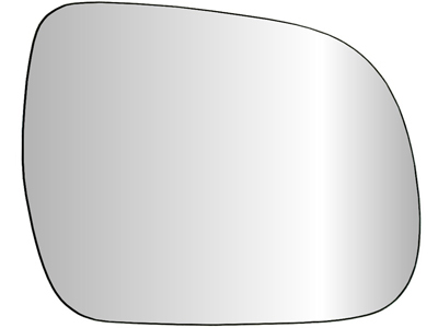 Lente retrovisor ext hilux 05 11 ld