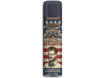 Silicone Spray Aromatizado America (400 Ml - 230 Gramas)
