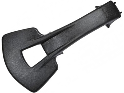 Macaneta tampa traseira doblo adventure 02 puxador preta