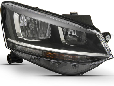 Farol fox 15 ld friso cromado