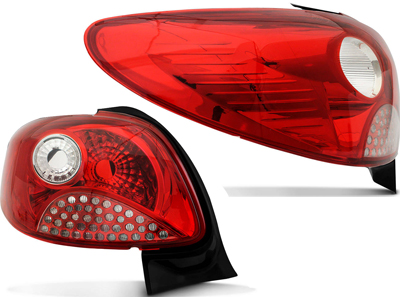 Lanterna Peugeot 207 Sedan 08/ Bicolor TE (Ré Vermelho)