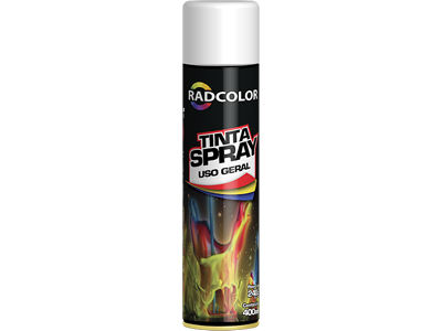 Spray branco fosco 400 ml 240 gramas