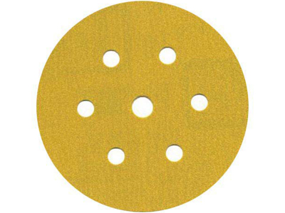 Disco Lixa Hookit Ouro 3M Grão 320 (7 Furos - 152mm)