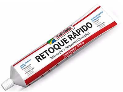 Massa Retoque Rápido Para Pequenas Correções (200 Gramas)