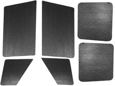 Revestimento Traseiro Fiorino Furgão 88/13 (Jogo 6 Peças)