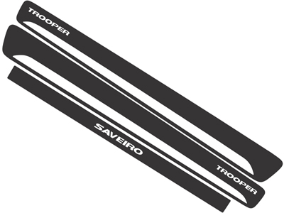 Faixa saveiro trooper 2014 preta jogo