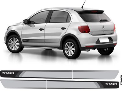 Faixa Gol Track Preta (Jogo)