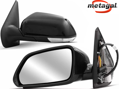 Retrovisor ext golf 07 11 le c c eletrico preto c seta