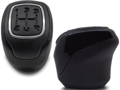 Bola cambio uno mobi 5 marchas preta aro cromado