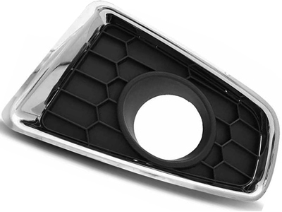 Grade parachoque sandero 12 14 le c milha aro cromado