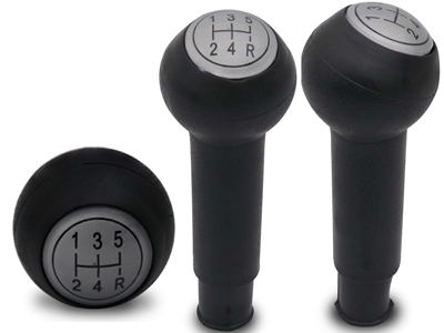 Bola cambio ecosport 5 marchas preta c acril prata