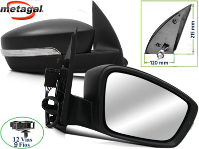 Retrovisor ext gol 13 4p ld c c eletrico preto c seta 01e63e6f 8758 4fd0 9fab 4f163ea86e82