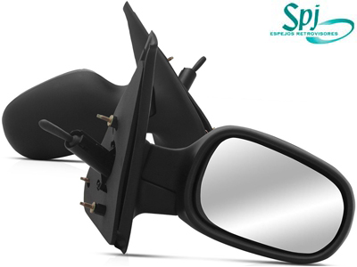 Retrovisor Ext Clio 99/12 LD c/c (Preto)