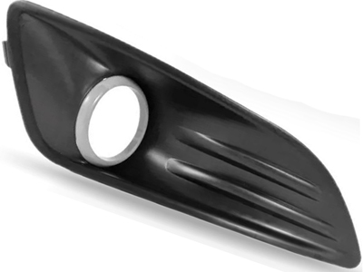 Grade parachoque new fiesta 13 16 ld c milha aro cinza