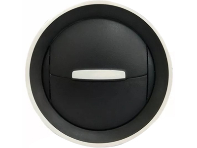 Difusor ar painel up 14 preto branco central lateral