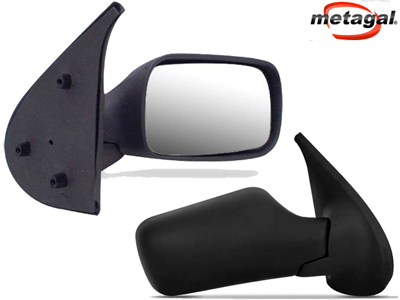 Retrovisor Ext Palio/Strada /00 2P LD Fixo (Preto)