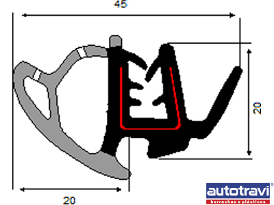Borracha porta golf 99 13 e bora 00