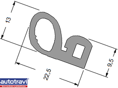 Borracha Porta Caminhão VW Worker/Delivery /97 (Colar)(Jogo)