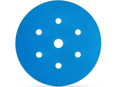 Disco Lixa Hookit Blue 3M Grão 080 (7 Furos - 152mm)