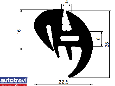 Borracha parabrisa fusca s encaixe friso b1c371be 4e16 4dee 8970 67202c0179d6