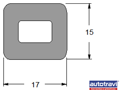 Borracha Tampa Traseira Kombi 57/96